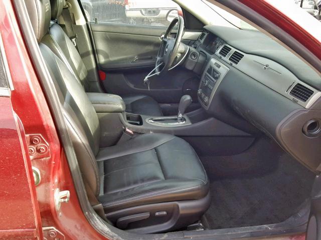 2G1WD58C569206321 - 2006 CHEVROLET IMPALA SUP წითელი ფოტო 5