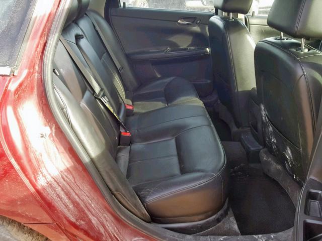 2G1WD58C569206321 - 2006 CHEVROLET IMPALA SUP წითელი ფოტო 6