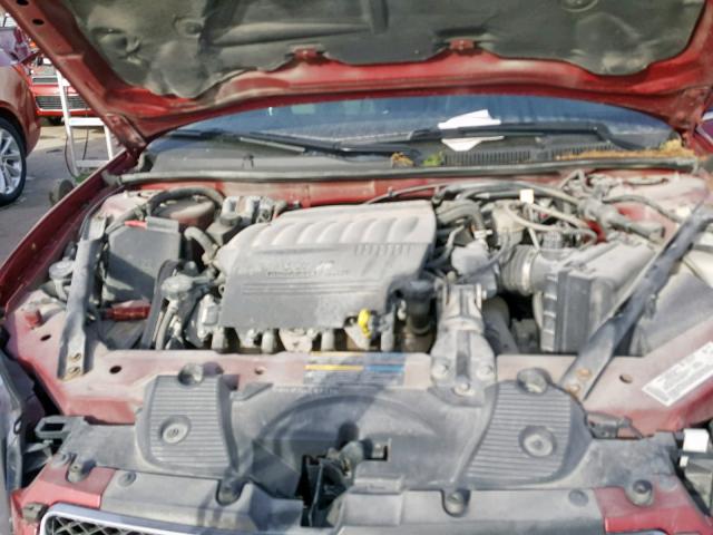2G1WD58C569206321 - 2006 CHEVROLET IMPALA SUP წითელი ფოტო 7
