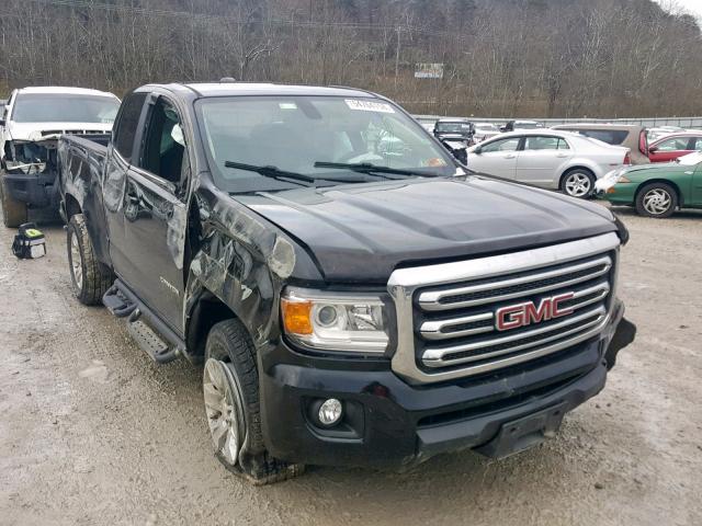 1GTH6BE33F1137209 - 2015 GMC CANYON SLE BLACK photo 1