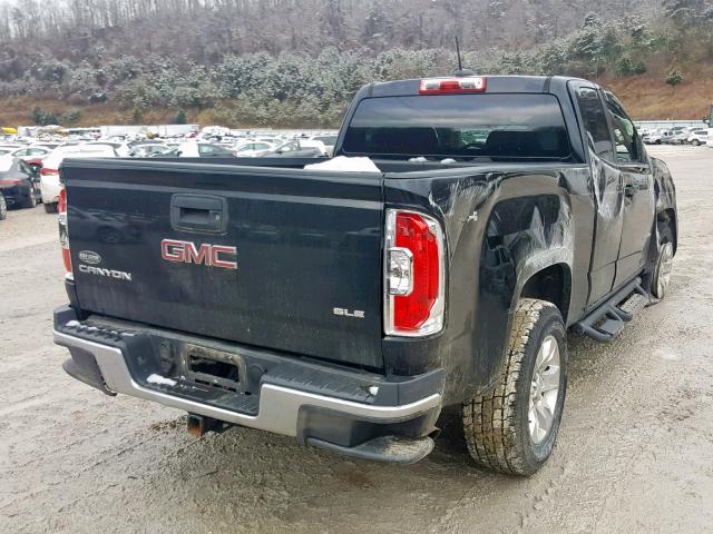 1GTH6BE33F1137209 - 2015 GMC CANYON SLE BLACK photo 4