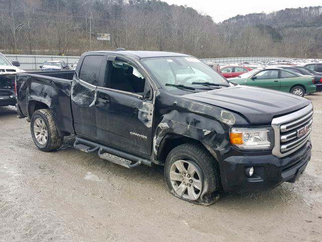 1GTH6BE33F1137209 - 2015 GMC CANYON SLE BLACK photo 9