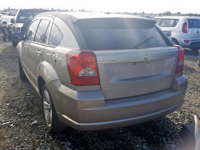 1B3CB4HA0AD618877 - 2010 DODGE CALIBER SX GOLD photo 3