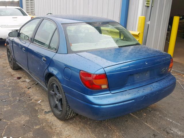 1G8ZF52851Z303661 - 2001 SATURN SL BLUE photo 3