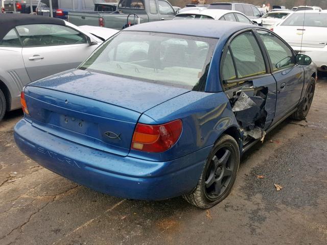 1G8ZF52851Z303661 - 2001 SATURN SL BLUE photo 4