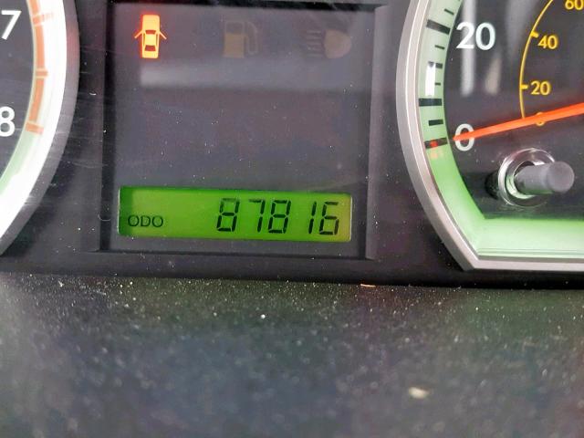 KL1TD56E69B642894 - 2009 CHEVROLET AVEO LS SILVER photo 8