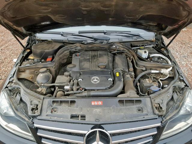 WDDGF4HB2DR254715 - 2013 MERCEDES-BENZ C 250 BLACK photo 7