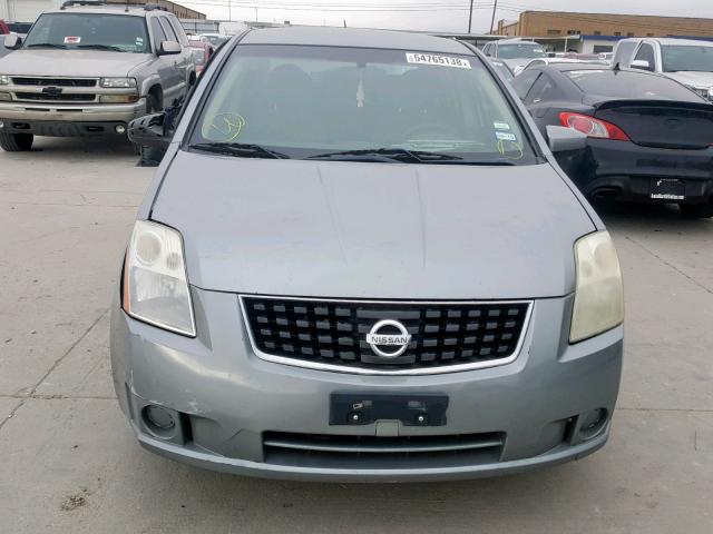 3N1AB61E78L758768 - 2008 NISSAN SENTRA 2.0 GRAY photo 9