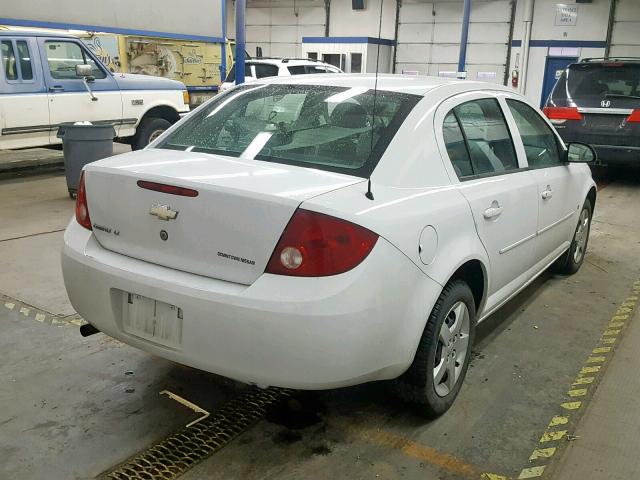 1G1AL55F777270178 - 2007 CHEVROLET COBALT LT WHITE photo 4