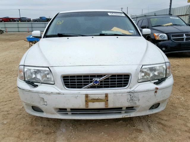 YV1TS592061439494 - 2006 VOLVO S80 2.5T WHITE photo 9