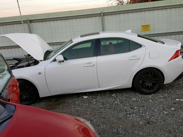 JTHCE1D28F5009068 - 2015 LEXUS IS 350 WHITE photo 2