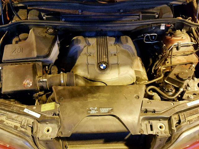 5UXFA93574LE81356 - 2004 BMW X5 4.8IS RED photo 7