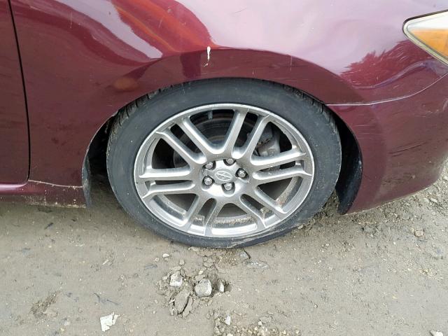 JTKDE177260105085 - 2006 TOYOTA SCION TC Bənövşəyi foto 9