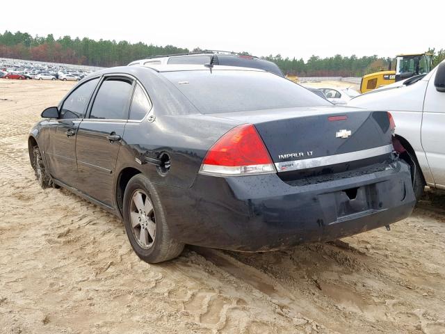 2G1WT58K769157777 - 2006 CHEVROLET IMPALA LT BLACK photo 3