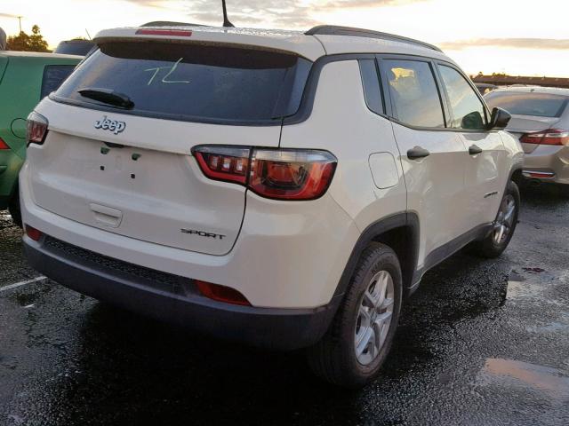 3C4NJCAB7JT240350 - 2018 JEEP COMPASS SP 白色 照片 4