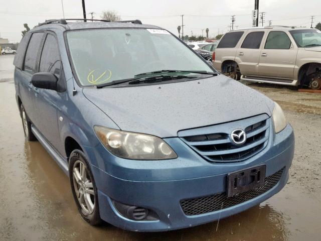 JM3LW28A250546785 - 2005 MAZDA MPV WAGON BLUE photo 1