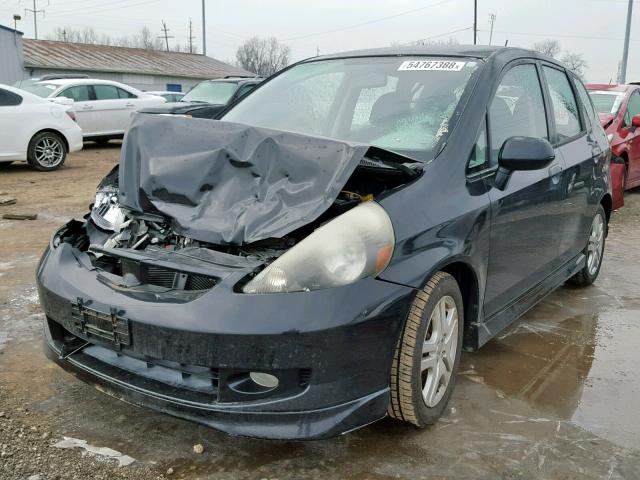 JHMGD386X7S007841 - 2007 HONDA FIT S 黑色 照片 2