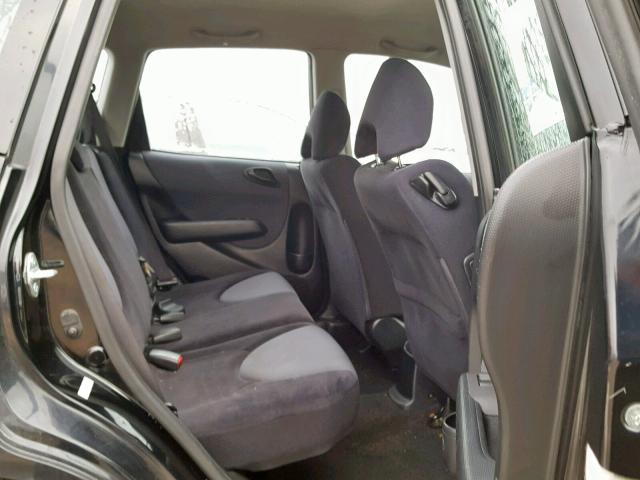 JHMGD386X7S007841 - 2007 HONDA FIT S 黑色 照片 6