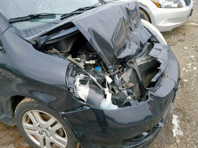 JHMGD386X7S007841 - 2007 HONDA FIT S 黑色 照片 9