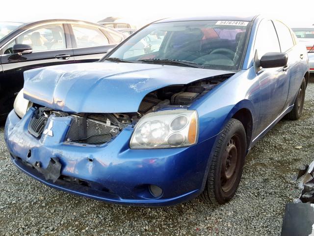 4A3AB26F56E014636 - 2006 MITSUBISHI GALANT DE BLUE photo 2