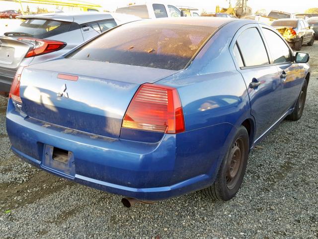 4A3AB26F56E014636 - 2006 MITSUBISHI GALANT DE BLUE photo 4