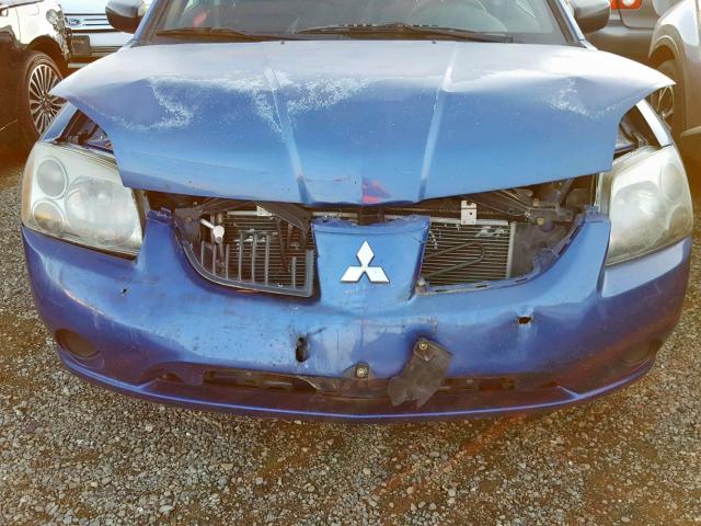 4A3AB26F56E014636 - 2006 MITSUBISHI GALANT DE BLUE photo 9