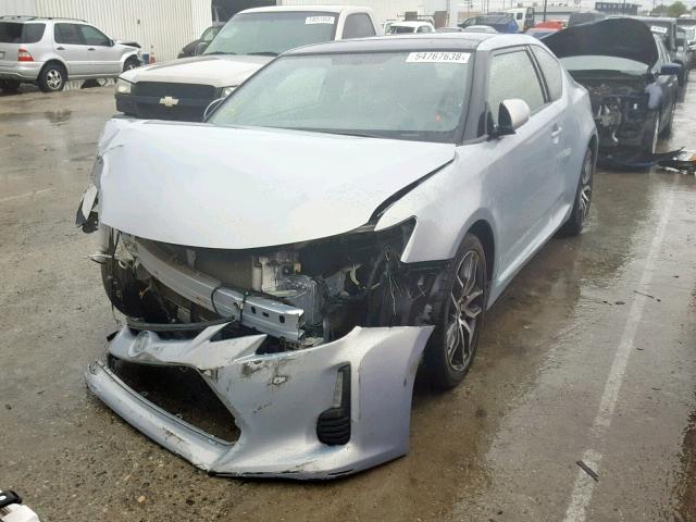 JTKJF5C76E3075339 - 2014 TOYOTA SCION TC 银色 照片 2