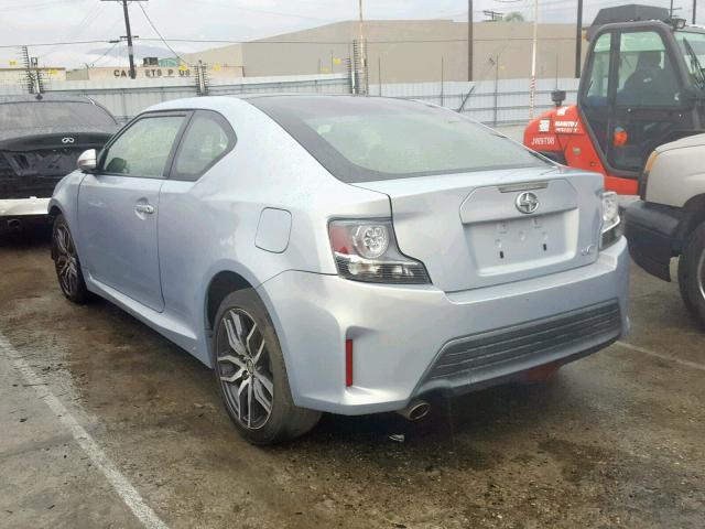 JTKJF5C76E3075339 - 2014 TOYOTA SCION TC 银色 照片 3