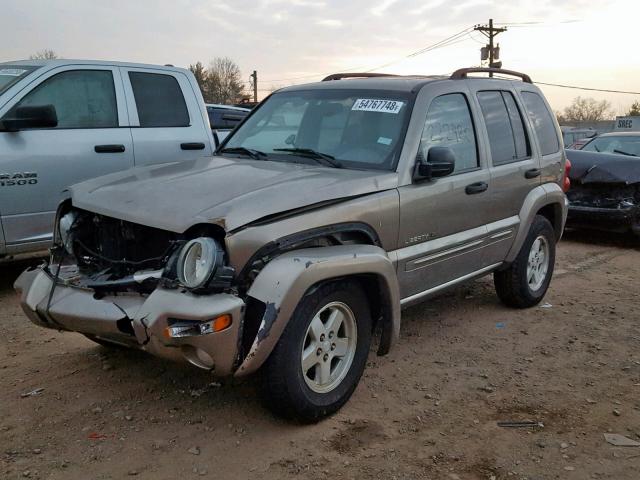 1J4GL58K43W623867 - 2003 JEEP LIBERTY LI TAN photo 2