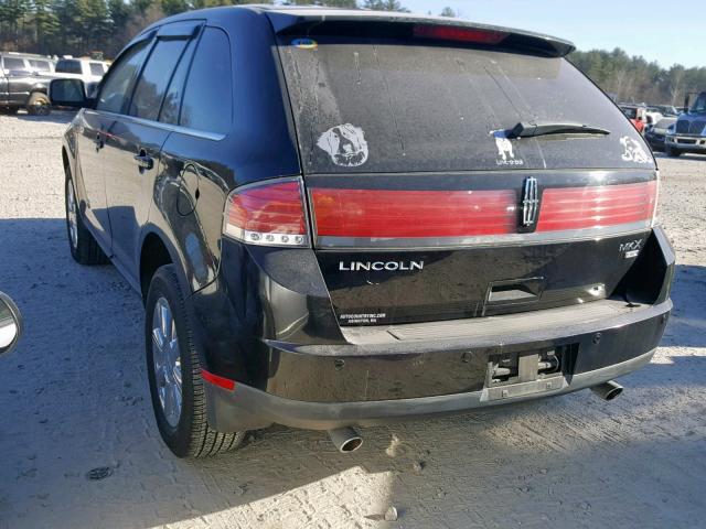 2LMDU88C17BJ03861 - 2007 LINCOLN MKX BLUE photo 3