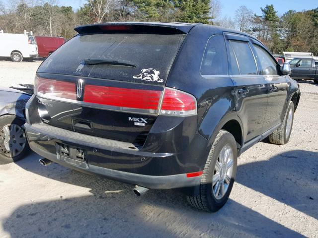 2LMDU88C17BJ03861 - 2007 LINCOLN MKX BLUE photo 4