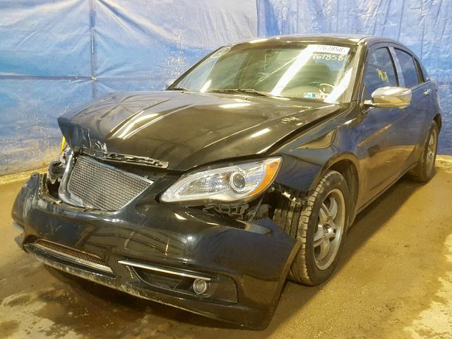 1C3CCBCG7DN508200 - 2013 CHRYSLER 200 LIMITE BLACK photo 2