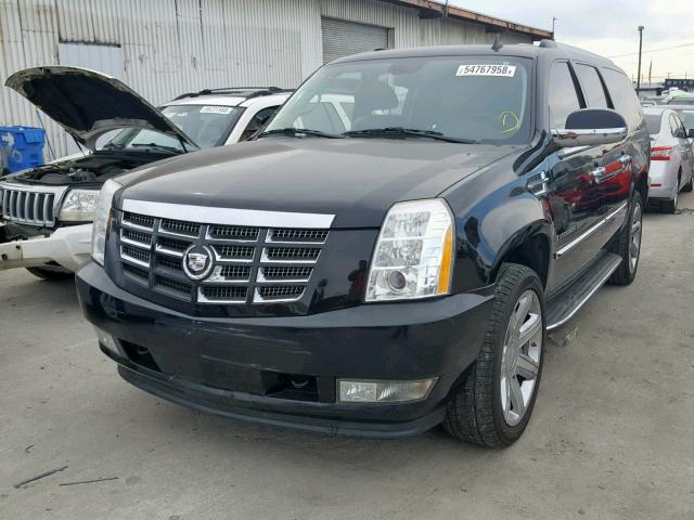 1GYFK66828R210587 - 2008 CADILLAC ESCALADE E BLACK photo 2