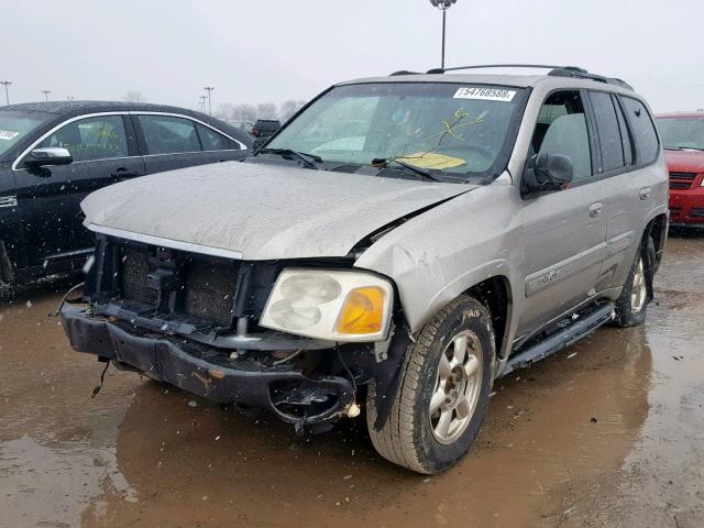 1GKDT13S422470703 - 2002 GMC ENVOY TAN photo 2