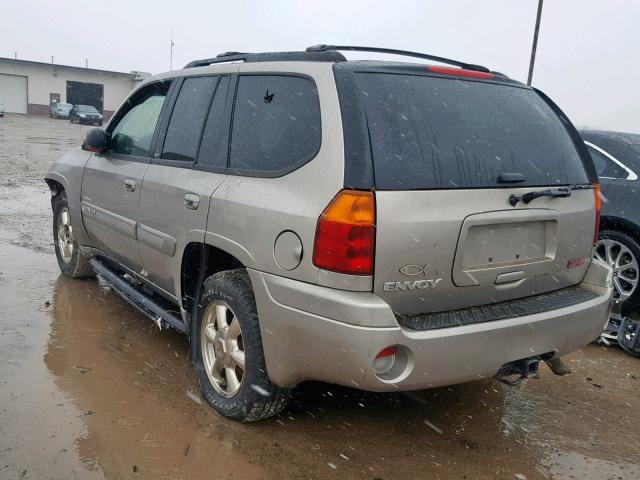 1GKDT13S422470703 - 2002 GMC ENVOY TAN photo 3