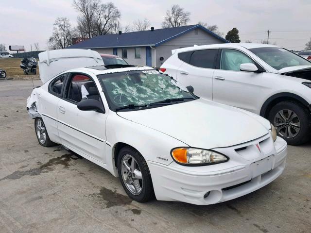 1G2NW12E63C231981 - 2003 PONTIAC GRAND AM G WHITE photo 1