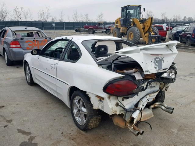 1G2NW12E63C231981 - 2003 PONTIAC GRAND AM G WHITE photo 3