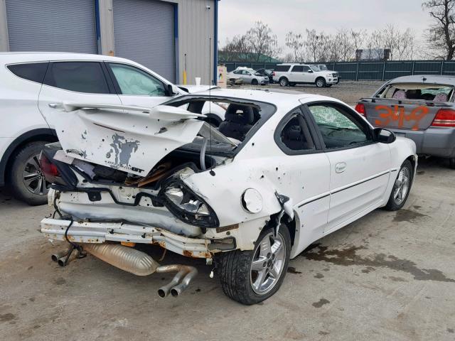 1G2NW12E63C231981 - 2003 PONTIAC GRAND AM G WHITE photo 4