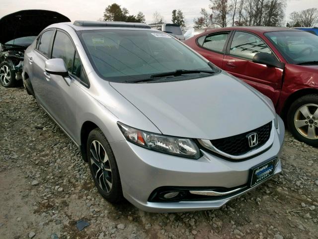 2HGFB2F99DH539600 - 2013 HONDA CIVIC EXL SILVER photo 1