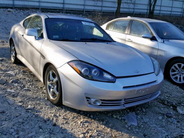 KMHHN66F38U272433 - 2008 HYUNDAI TIBURON GT SILVER photo 1