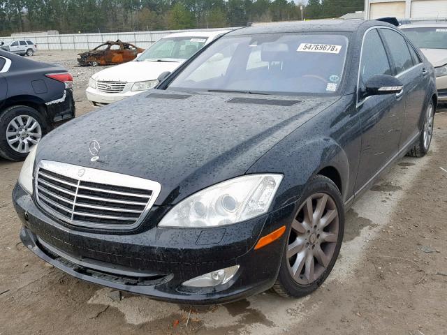 WDDNG71X58A195787 - 2008 MERCEDES-BENZ S 550 BLACK photo 2