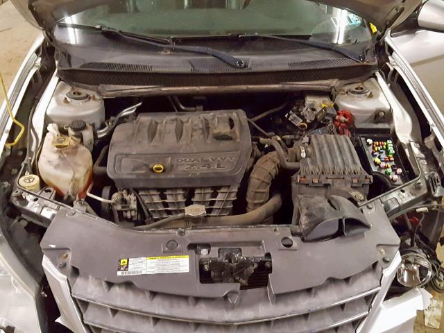 1C3LC66K08N273202 - 2008 CHRYSLER SEBRING LI SILVER photo 7