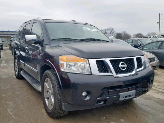 5N1AA0NF0CN612183 - 2012 NISSAN ARMADA SV BLACK photo 1