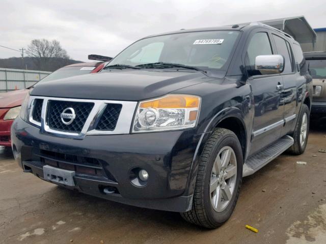 5N1AA0NF0CN612183 - 2012 NISSAN ARMADA SV BLACK photo 2