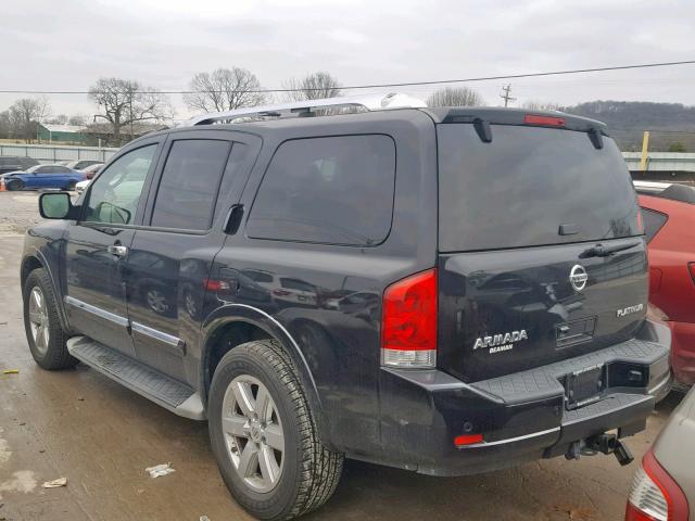 5N1AA0NF0CN612183 - 2012 NISSAN ARMADA SV BLACK photo 3