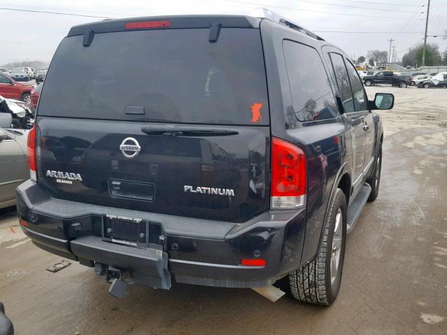 5N1AA0NF0CN612183 - 2012 NISSAN ARMADA SV BLACK photo 4