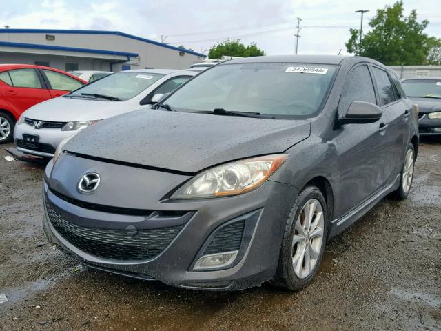 JM1BL1K61B1420550 - 2011 MAZDA 3 S GRAY photo 2