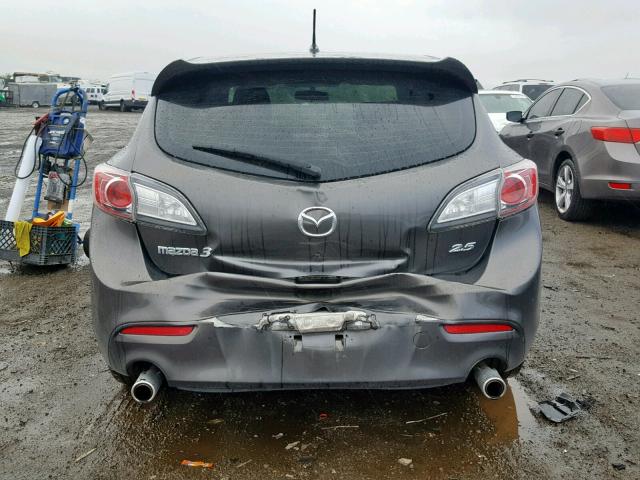 JM1BL1K61B1420550 - 2011 MAZDA 3 S GRAY photo 9