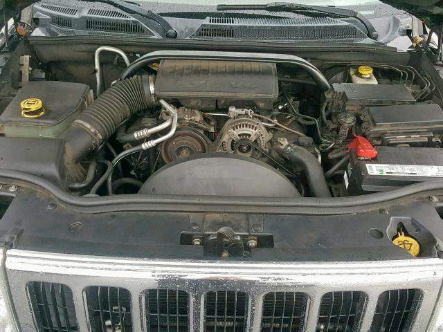 1J8HG48K28C111745 - 2008 JEEP COMMANDER BLACK photo 7