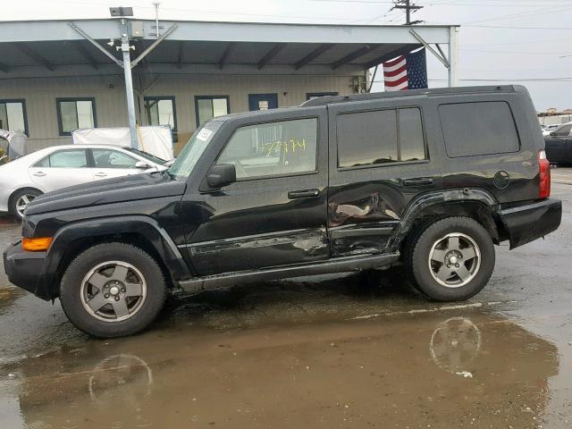 1J8HG48K28C111745 - 2008 JEEP COMMANDER BLACK photo 9